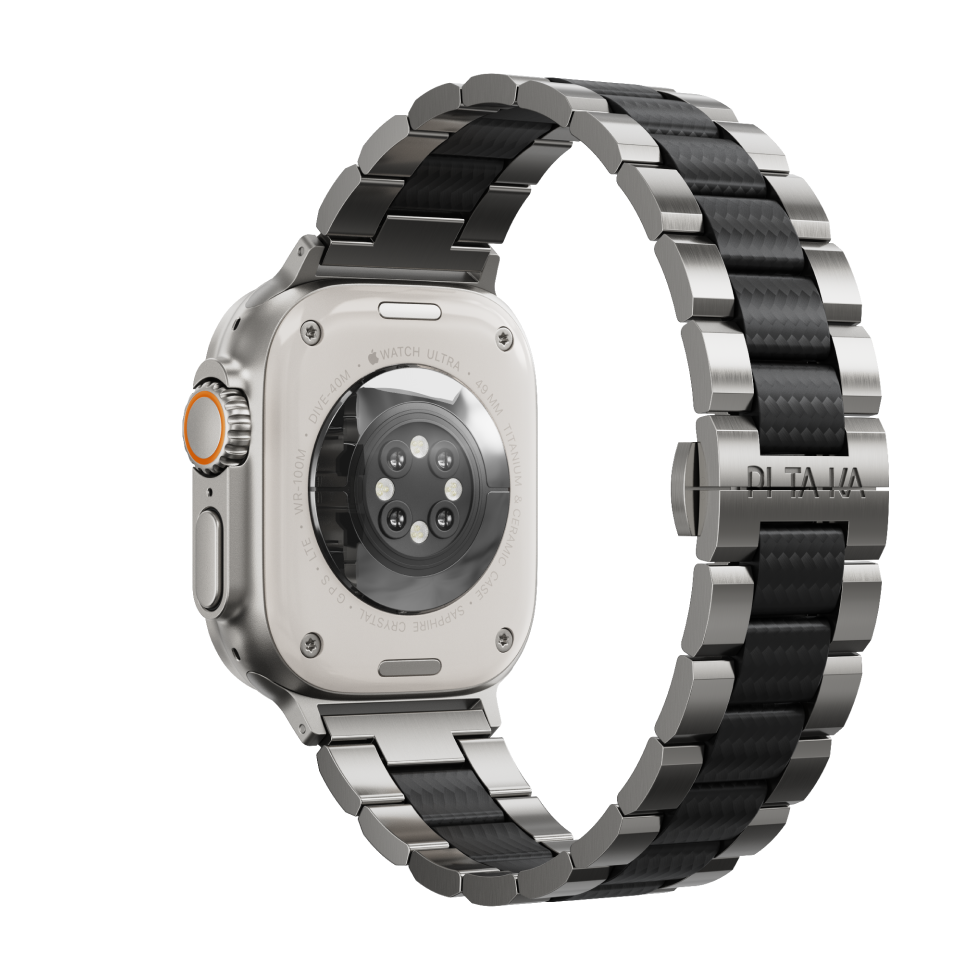 PITAKA Temporal Vessel メタル × カーボンファイバー Apple Watchバンド
