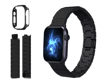 カーボンファイバーウォッチバンド Apple Watch と Apple Watch Ultraシリーズ 適用