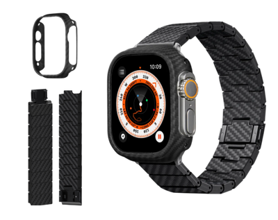 カーボンファイバーウォッチバンド Apple Watch と Apple Watch Ultraシリーズ 適用