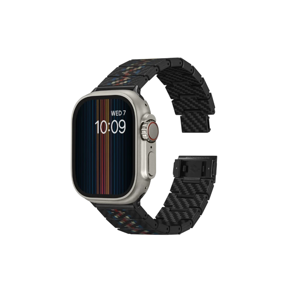 カーボンファイバーウォッチバンド(ラプソディ)Apple Watch用