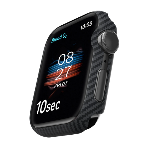 Apple Watch Series 9/8/7 / 45mm / 600D 黒/グレーツイル柄