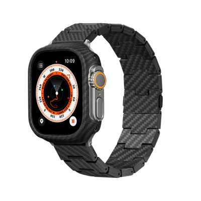 カーボンファイバーウォッチバンド Apple Watch と Apple Watch Ultraシリーズ 適用