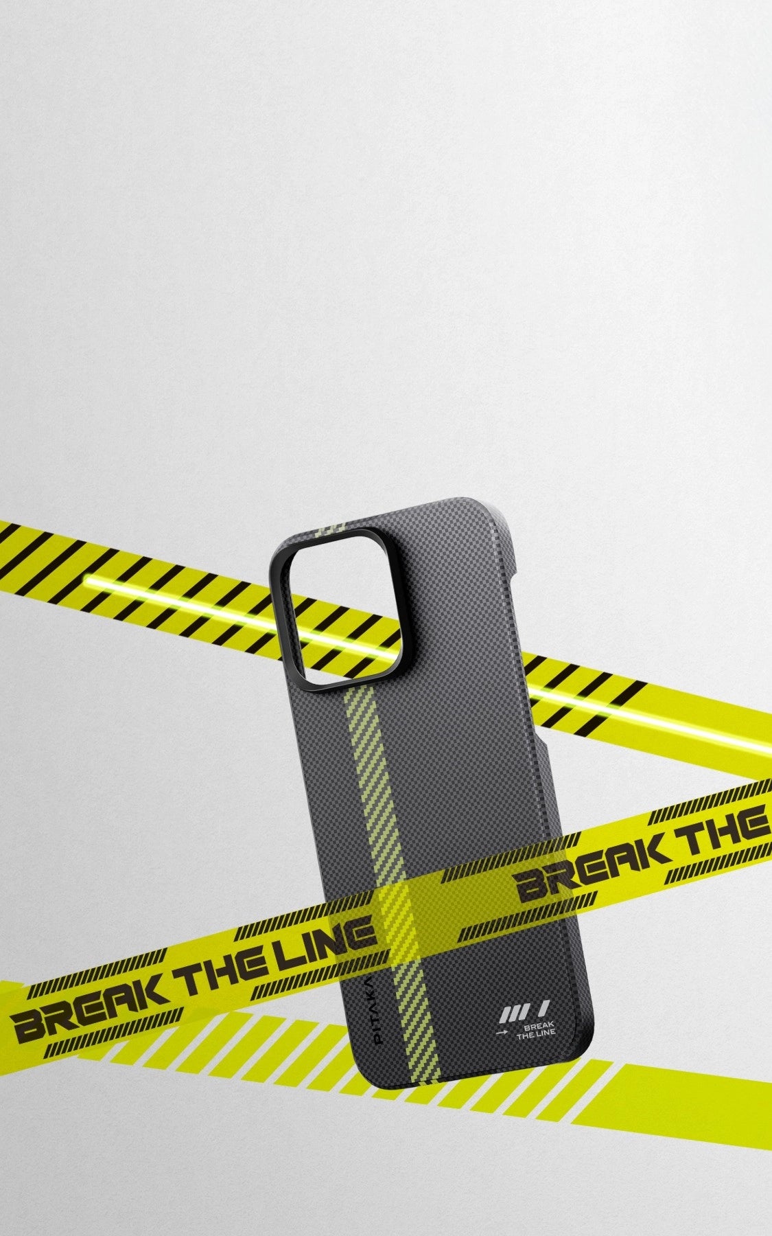 Break the Line iPhone 15 ケース - iPhoneアクセサリー - PITAKA 