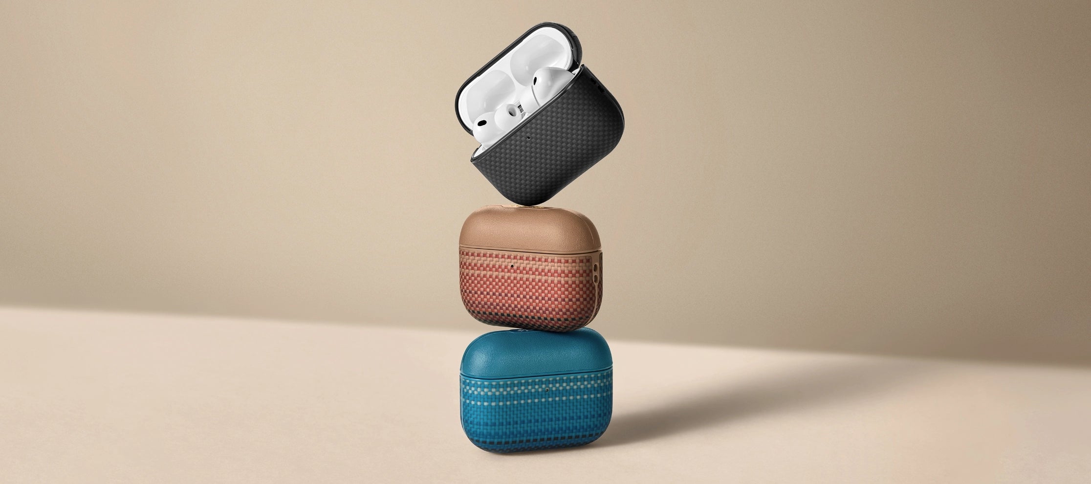 アラミド繊維ケース AirPods Pro 3/2 / AirPods 4 用