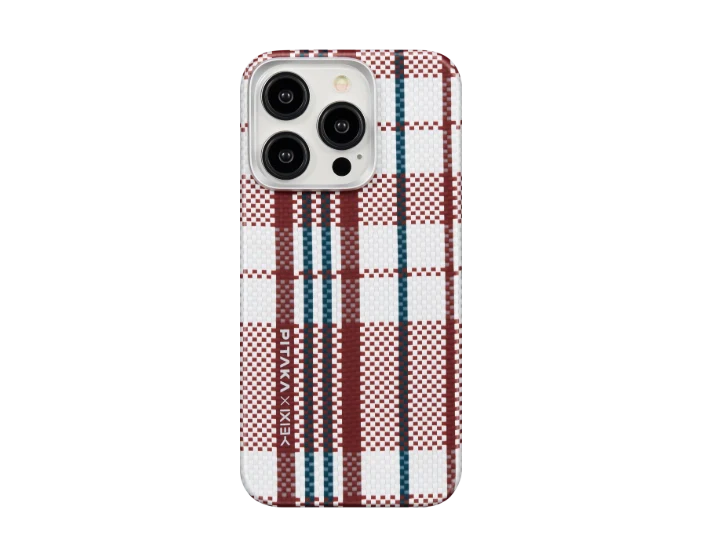 Weaving+|red-white-blue MagEZ Case 4 for iPhone 15 Series