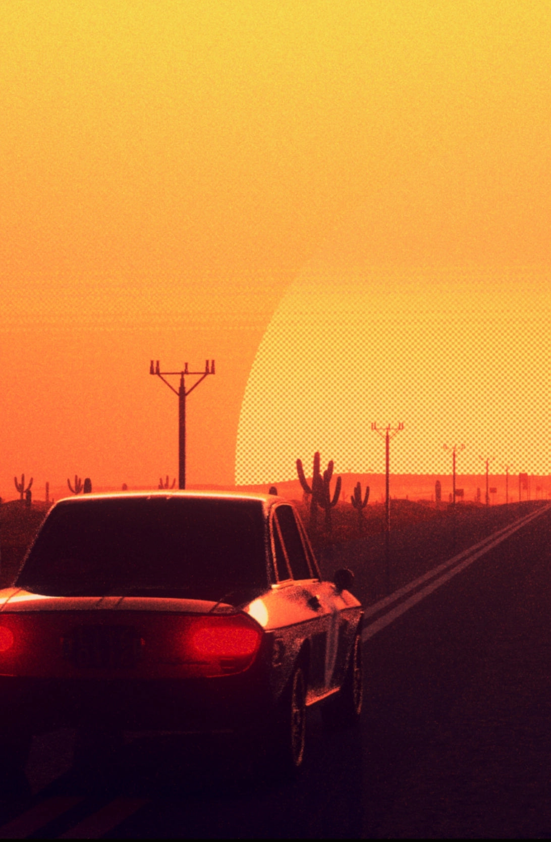 Sunset Moonrise - 1