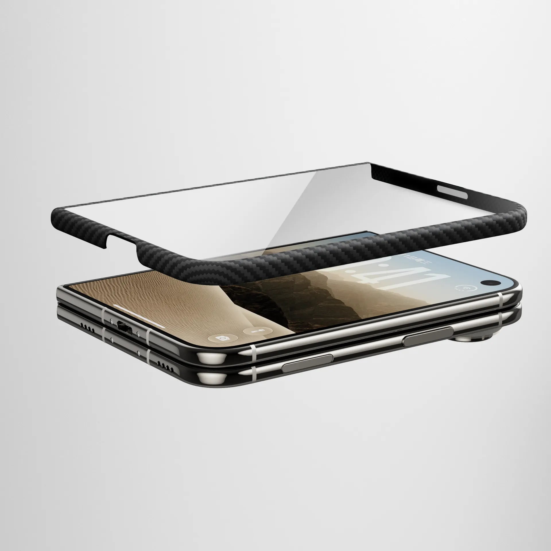 全面保護と、クリアな視界。 ― iPhone Duo ハーベストゴールド - 1