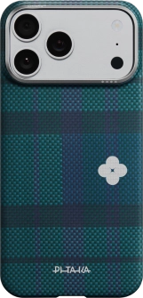PITAKA x MÜNN | 格子に咲く花 - Cloud Dusk phone case