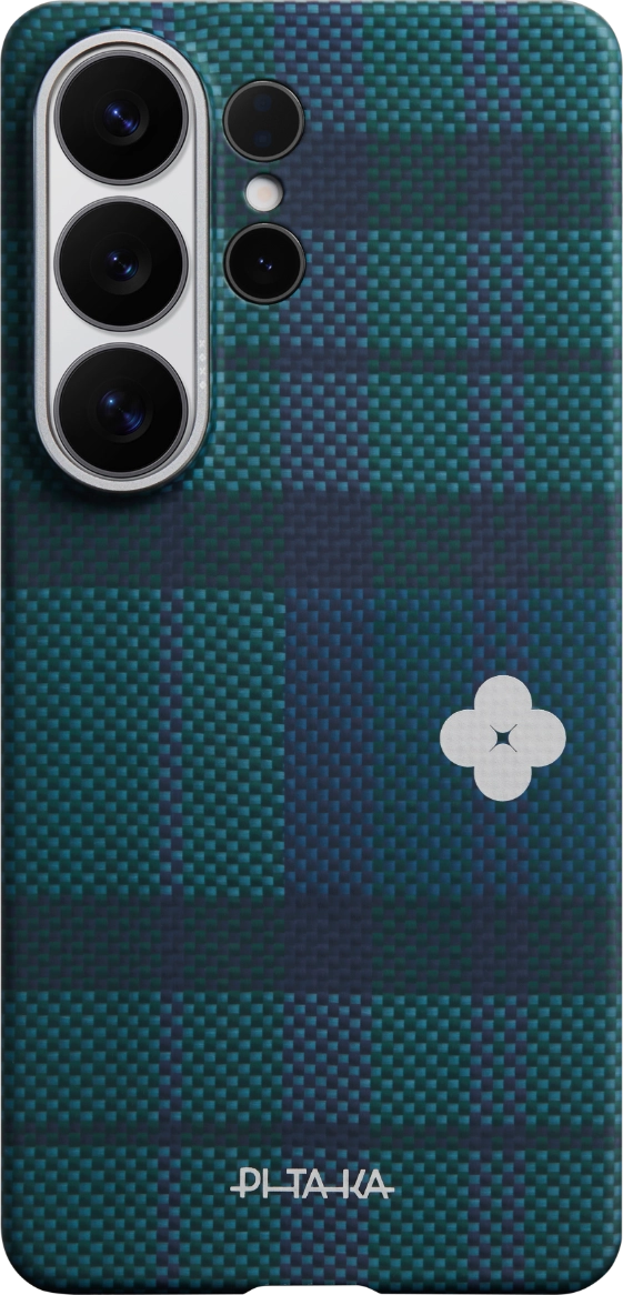 PITAKA x MÜNN | 格子に咲く花 - Cloud Dusk phone case