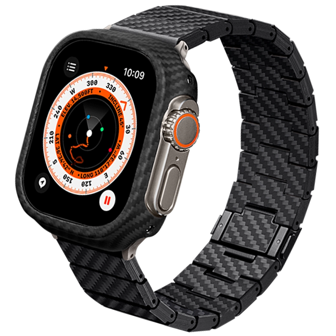 Apple Watch バンド用カーボンファイバーバンド - PITAKA Apple Watch バンド用カーボンファイバーバンド - PITAKA