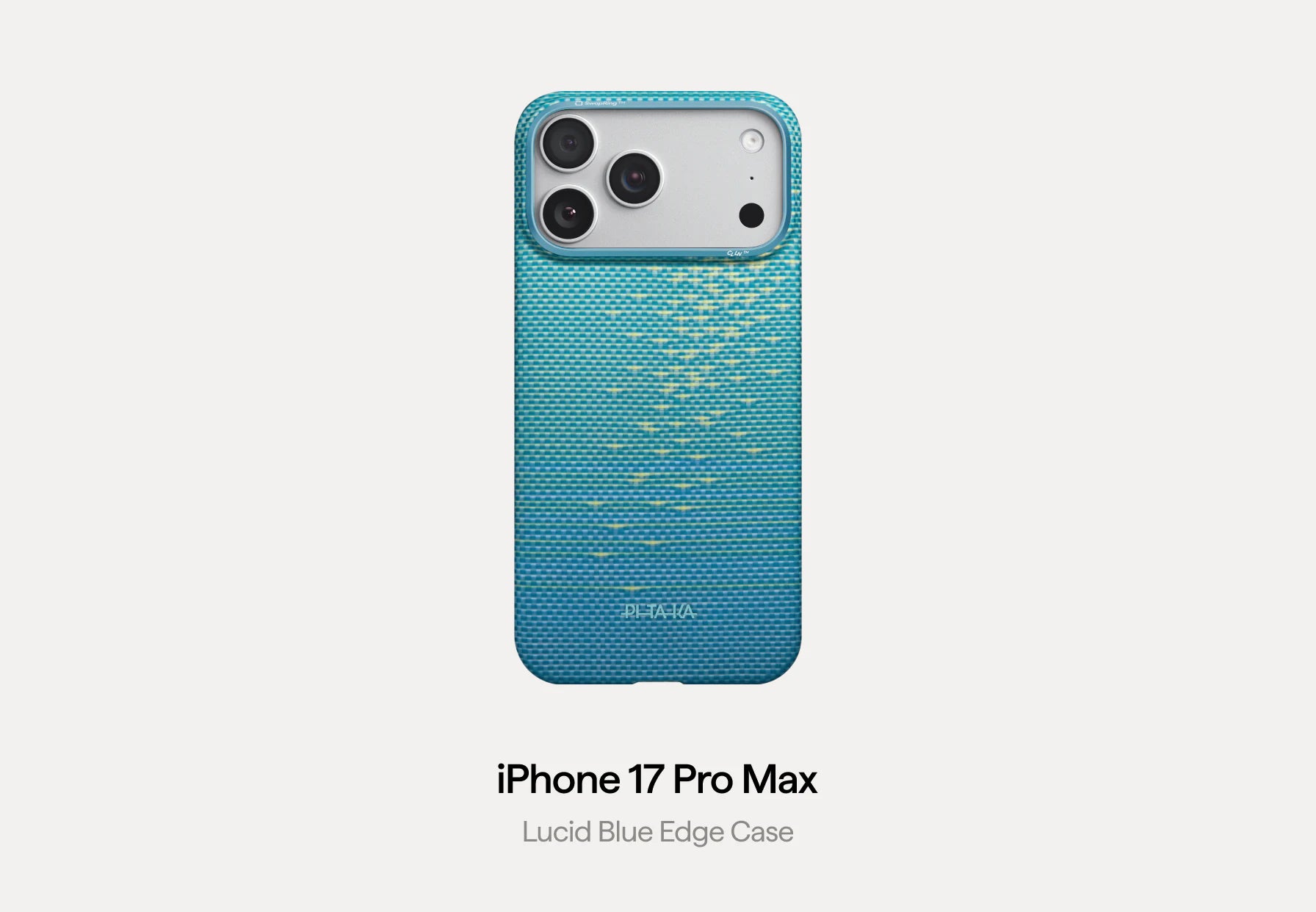 iPhone 17 Pro Max Lucid Blue Edge Case