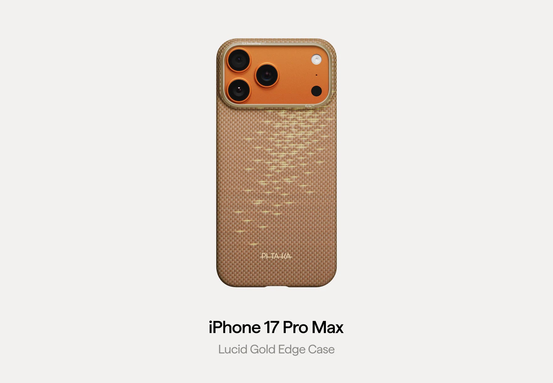 iPhone 17 Pro Max Lucid Gold Edge Case