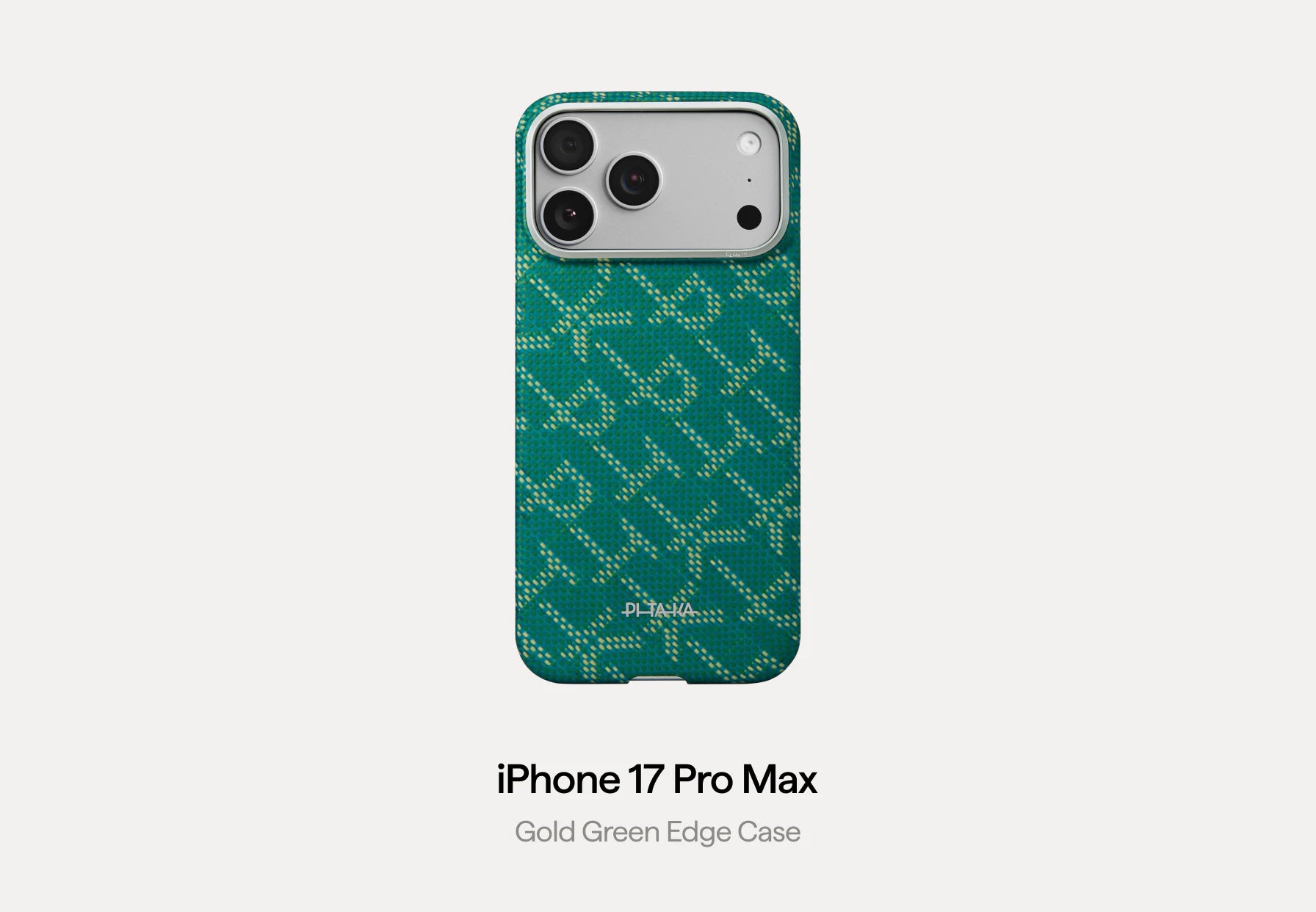 iPhone 17 Pro Max Gold Green Edge Case