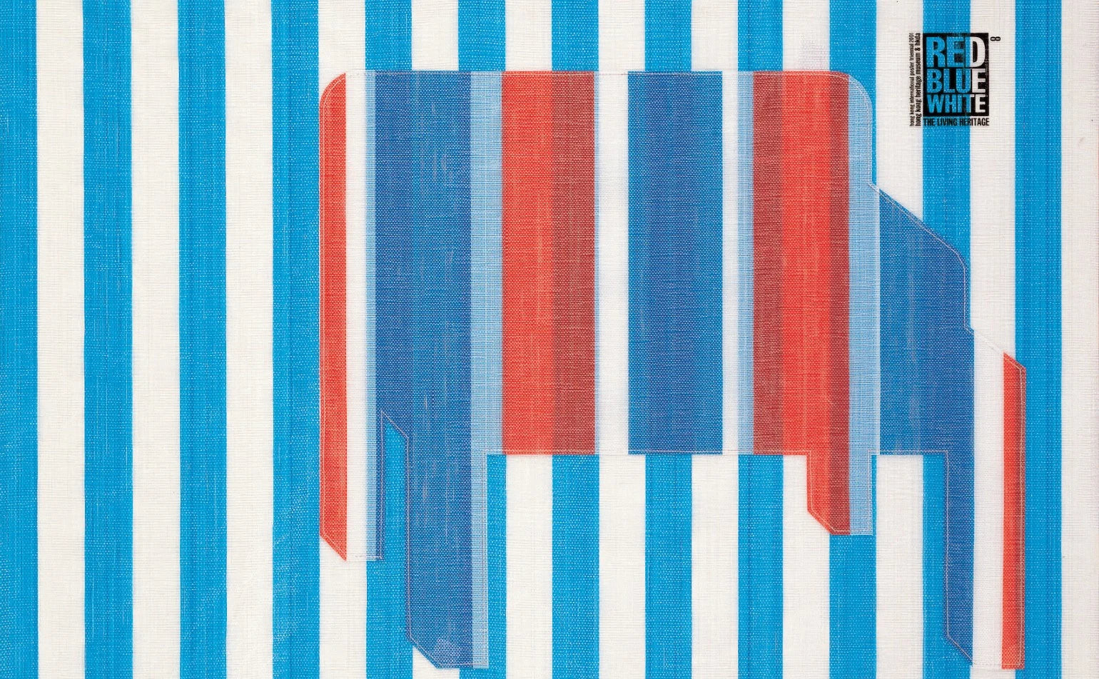 Weaving+ | red-white-blue MagEZ Case 4 for iPhone 15 Series