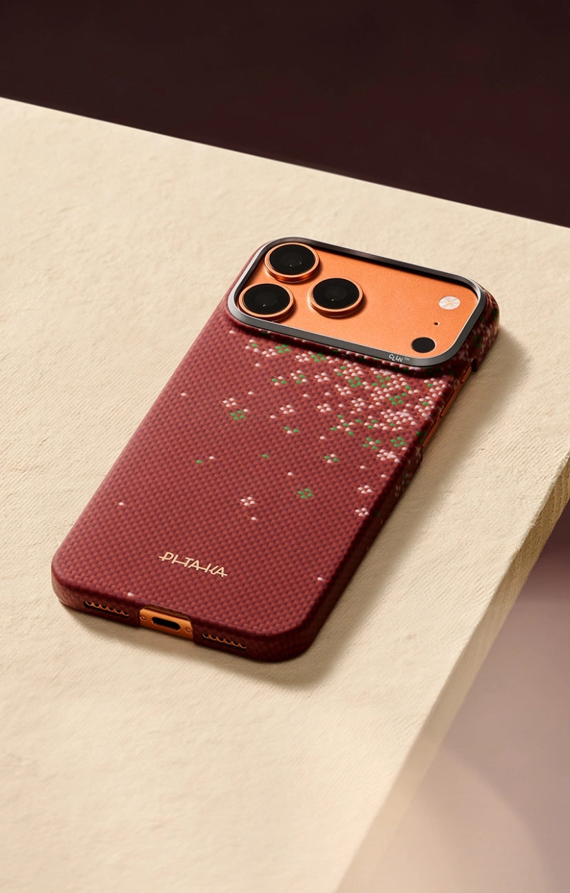 PITAKA Edge Case | 桜時 限定モデル | Sakura Hours - 初光レッド