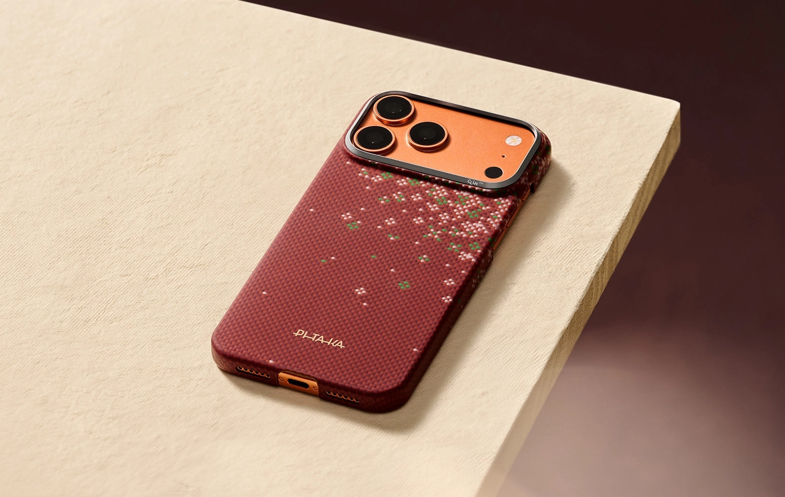 PITAKA Edge Case | 桜時 限定モデル | Sakura Hours - 初光レッド