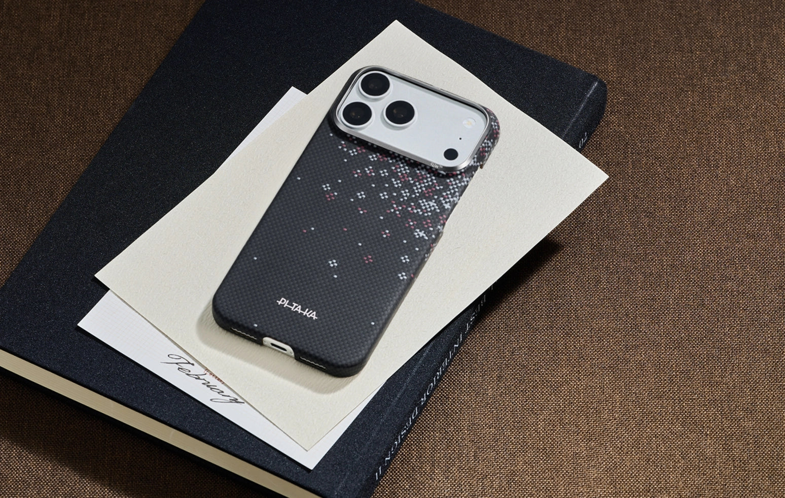 PITAKA Edge Case | 桜時 限定モデル | Sakura Hours - 深夜ブラック