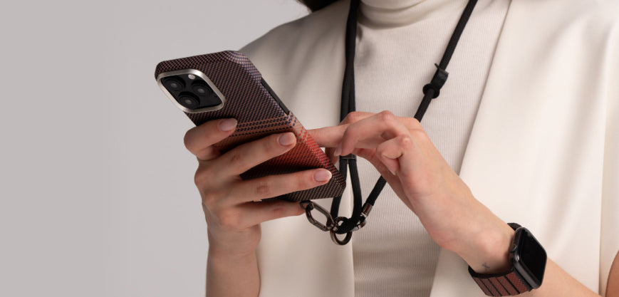 features tactile woven case for iphone16