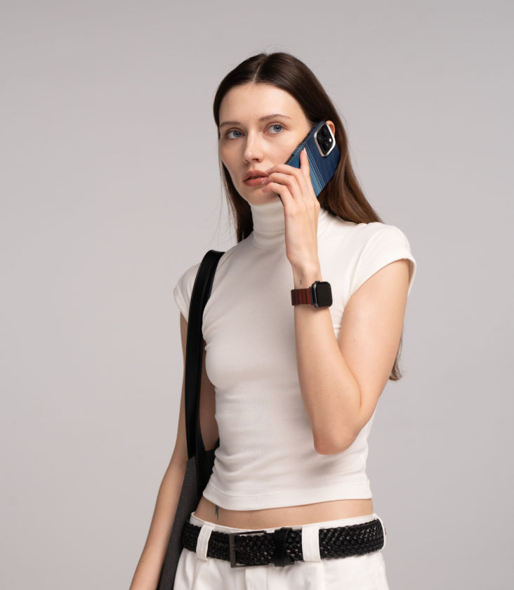 features tactile woven case for iphone16