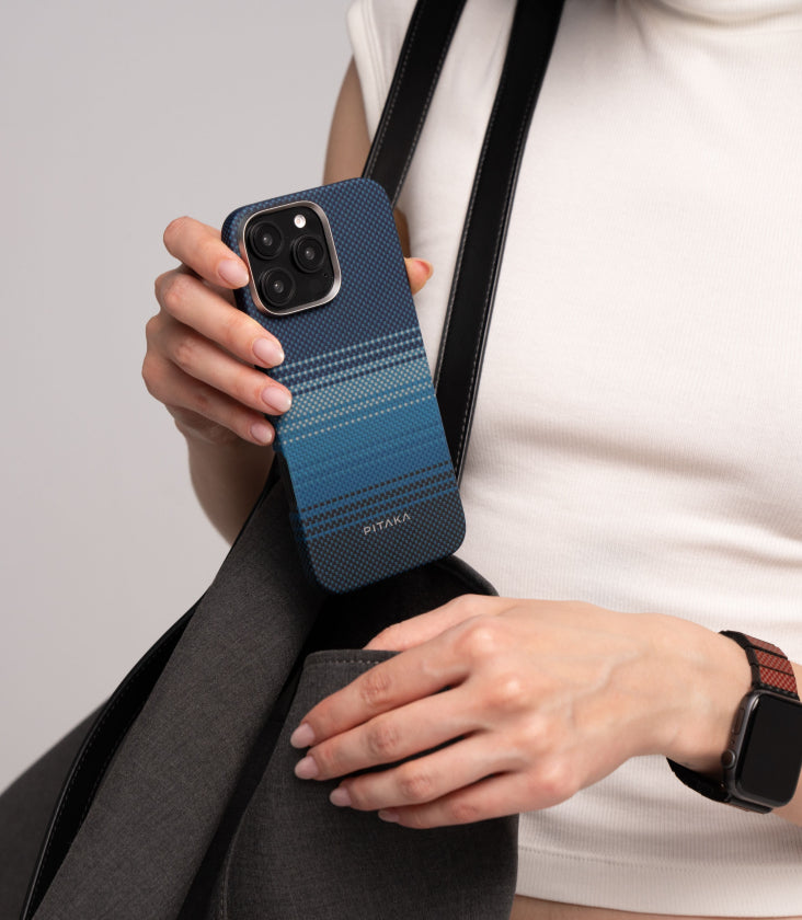 features tactile woven case for iphone16