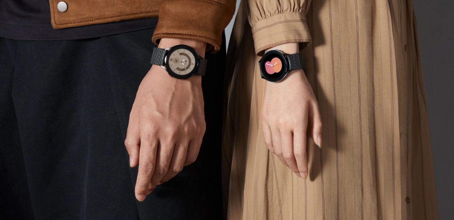 Galaxy Watch用カーボンファイバー製ウォッチバンド - PITAKA